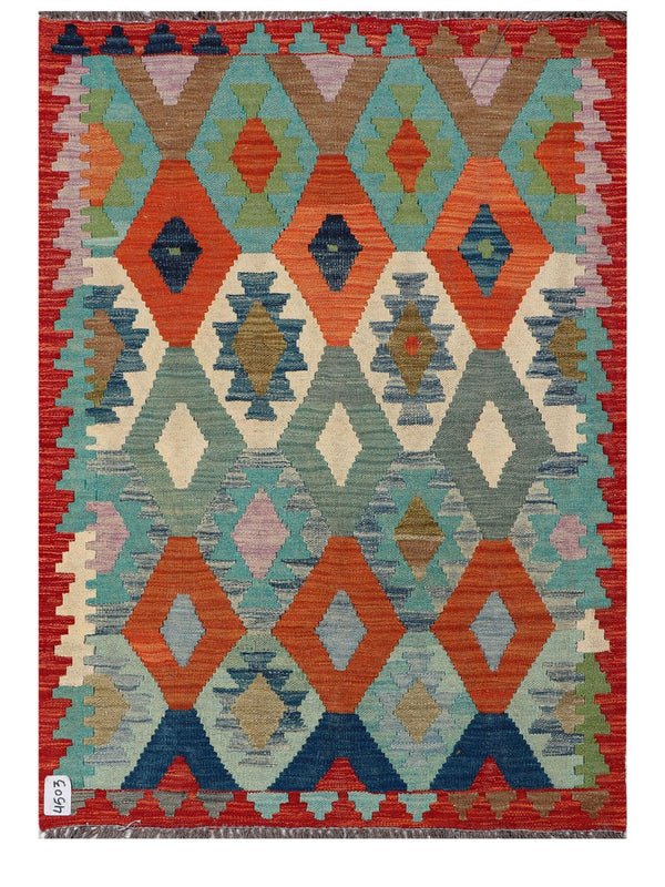 Maimana Afghanistan Kilim Rug - 149 x105 cm