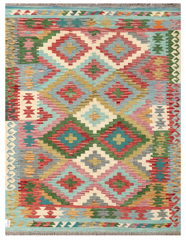 Maimana Afghanistan Kilim Rug - 199 x152 cm