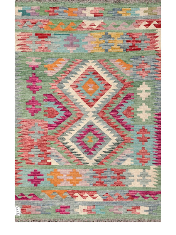 Maimana Afghanistan Kilim Rug - 154 x101 cm