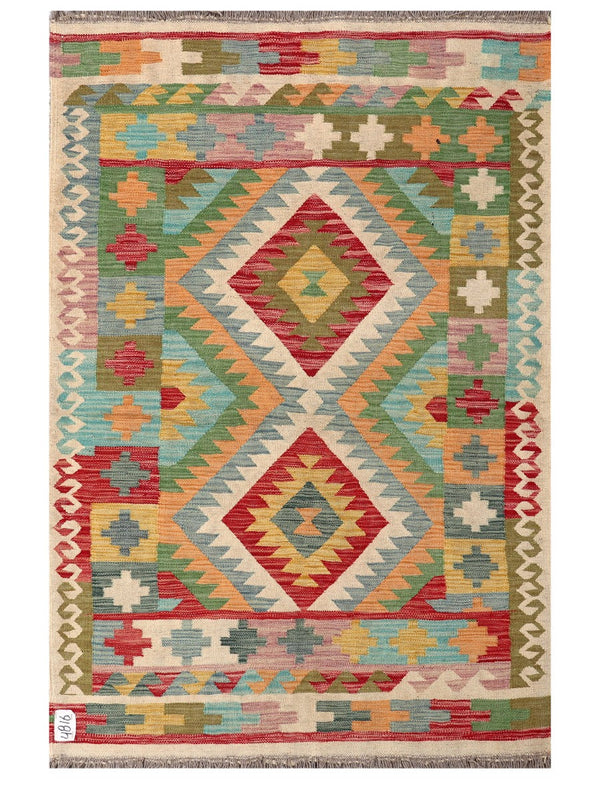 Maimana Afghanistan Kilim Rug - 151 x102 cm