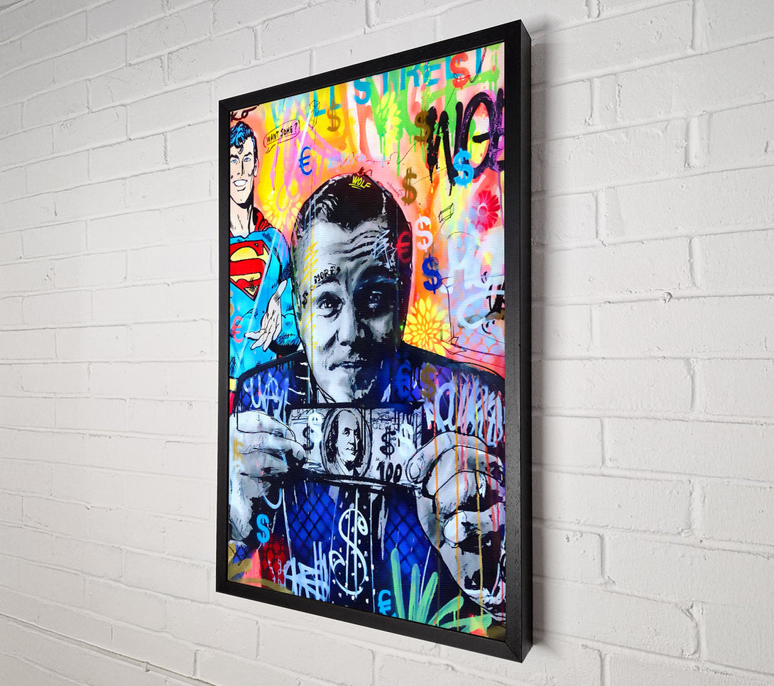  A Canvas Print of Wolf Of Wall Street Canvas Art