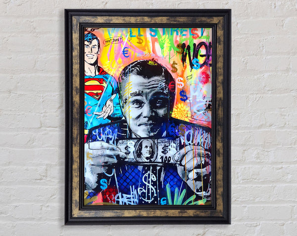 Wolf Of Wall Street Framed Print
