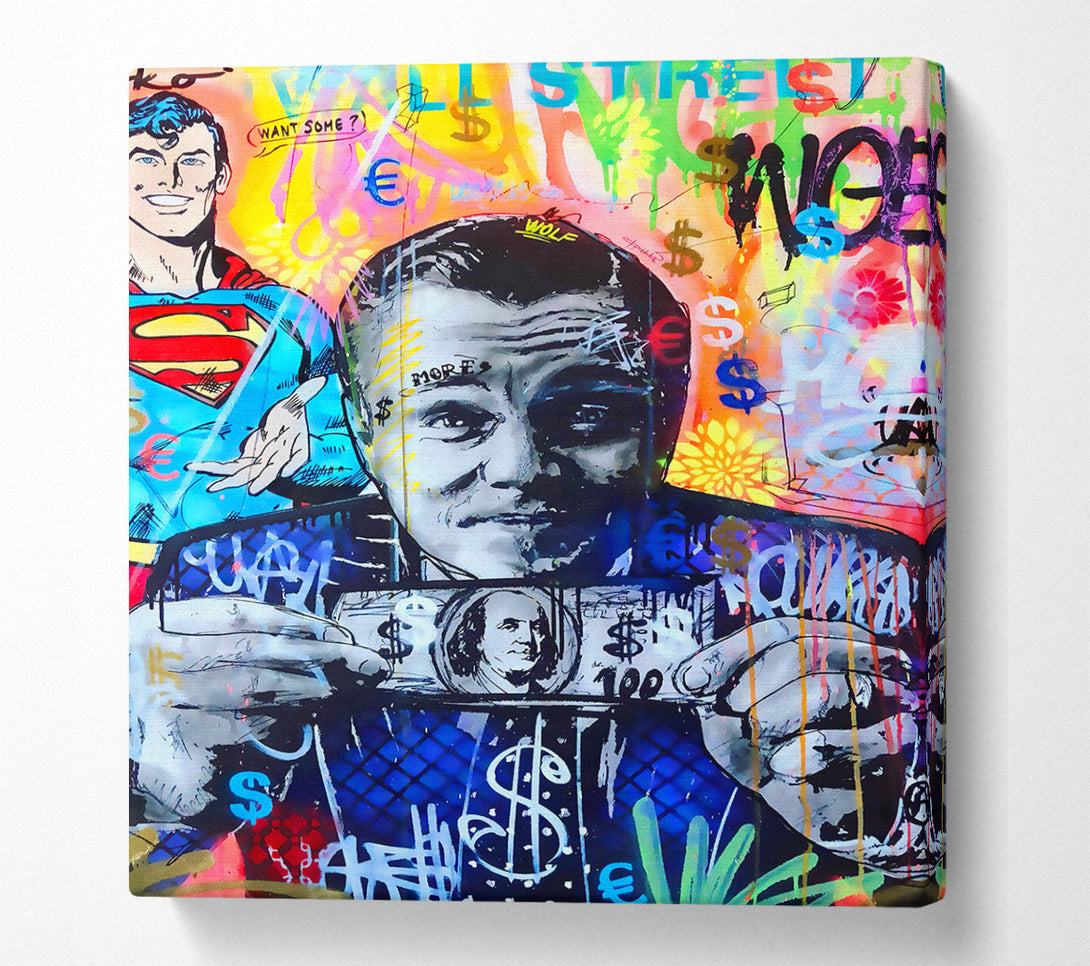  A Canvas Print of Wolf Of Wall Street Canvas Art