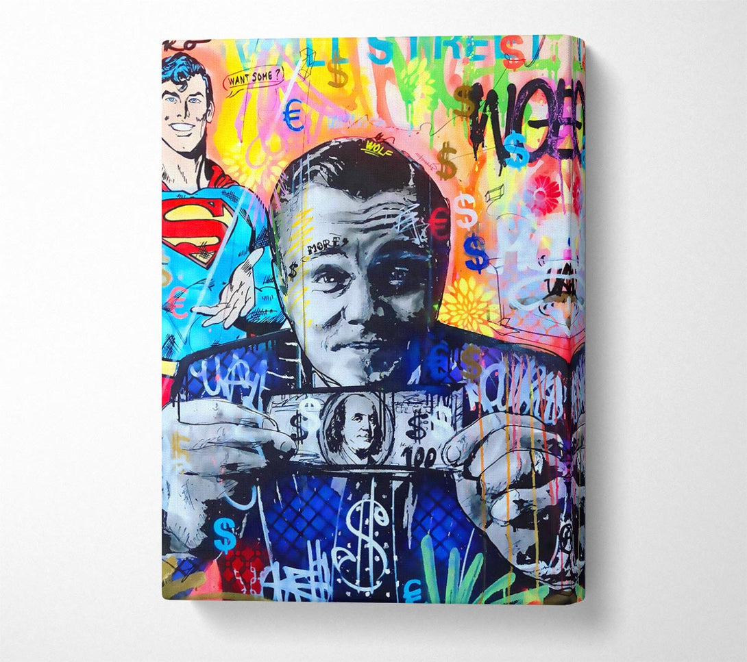  A Canvas Print of Wolf Of Wall Street Canvas Art