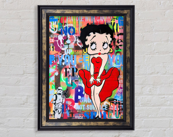 Betty Boop Framed Print