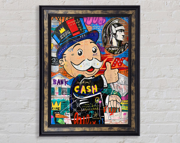 Monopoly Win Framed Print