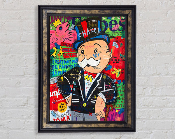 The Monopoly Man Framed Print