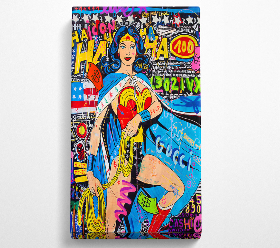  A Canvas Print of Woman Of Wonder Canvas Wall Art