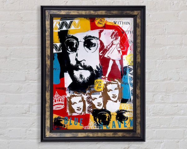 John Lennon Graffiti Framed Print