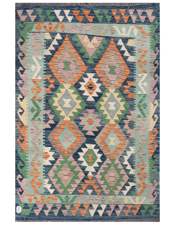 Maimana Afghanistan Kilim Rug - 179 x118 cm