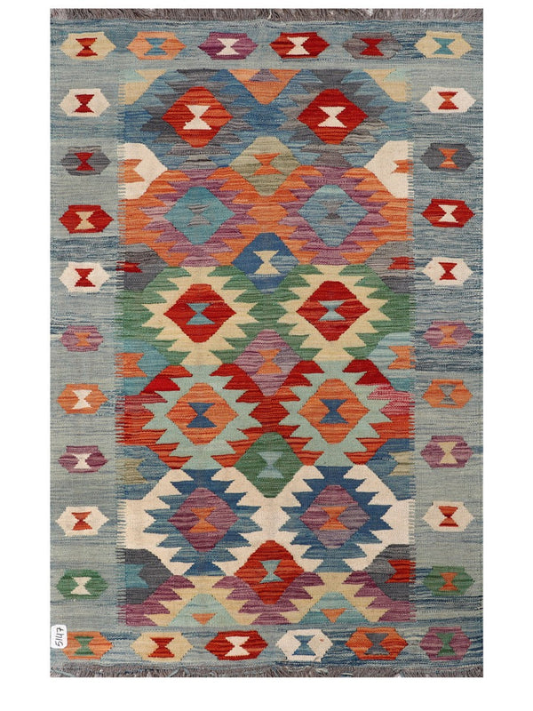 Maimana Afghanistan Kilim Rug - 179 x116 cm