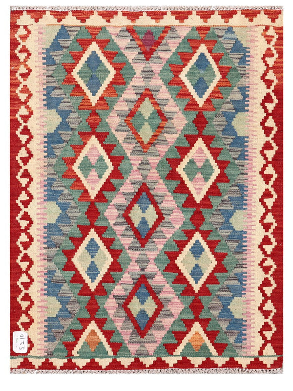 Maimana Afghanistan Kilim Rug - 121 x 90 cm