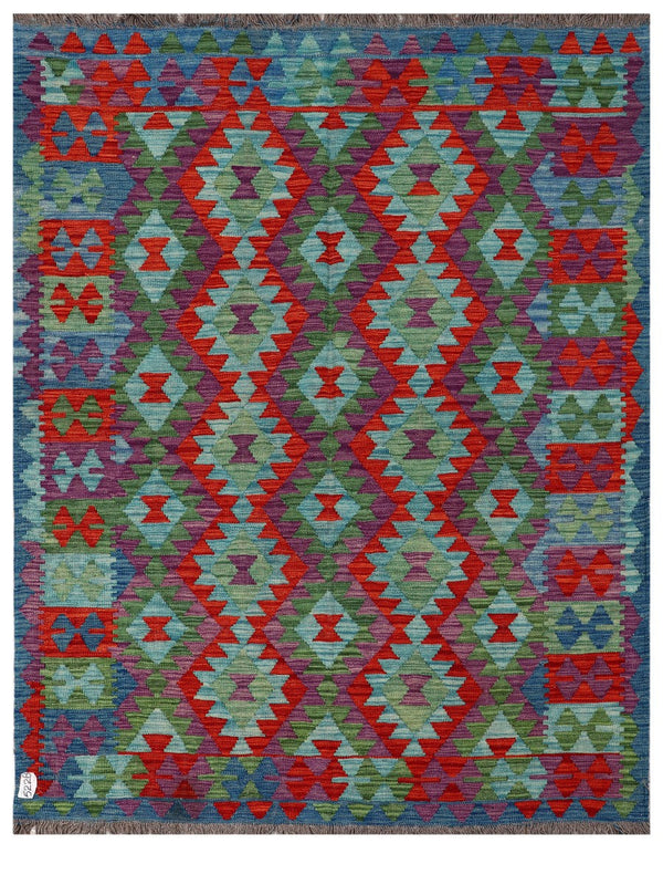Maimana Afghanistan Kilim Rug - 193 x150 cm