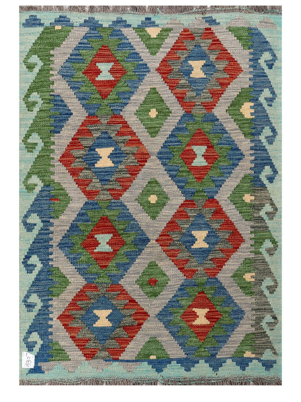 Maimana Afghanistan Kilim Rug - 140 x97 cm