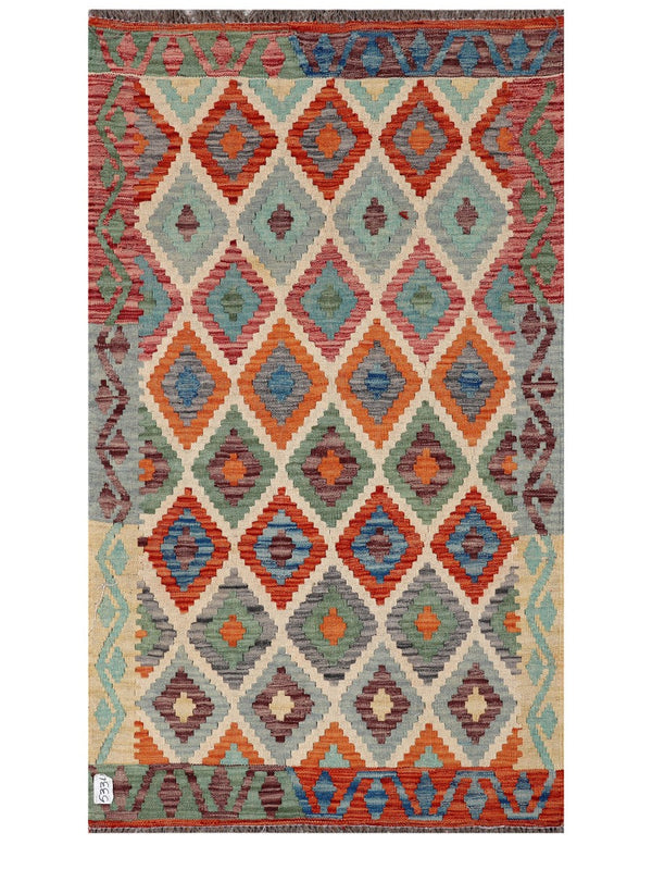 Maimana Afghanistan Kilim Rug - 173 x101 cm