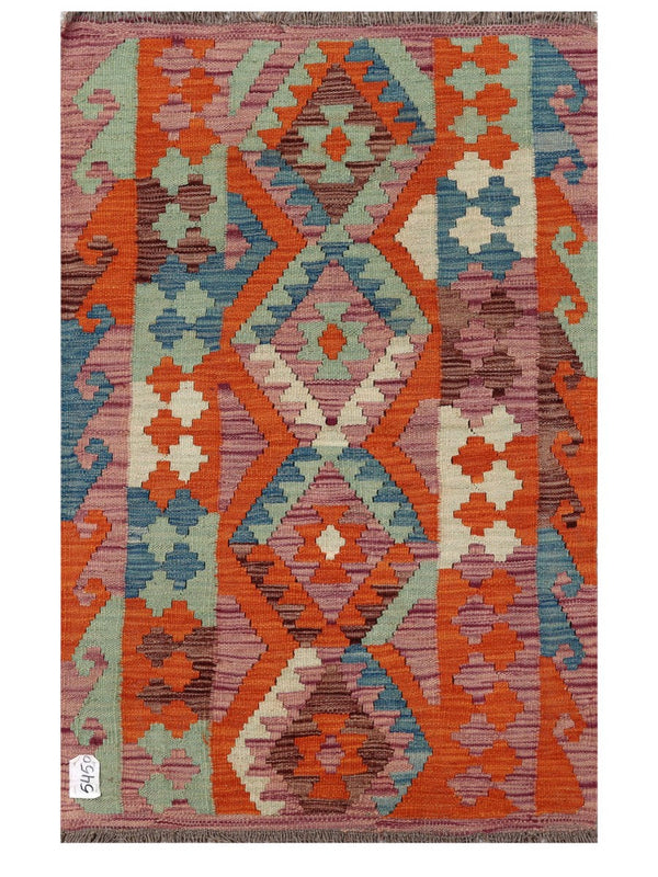 Maimana Afghanistan Kilim Rug - 127 x 82 cm