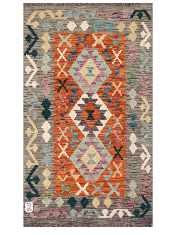 Maimana Afghanistan Kilim Rug - 135 x 78 cm
