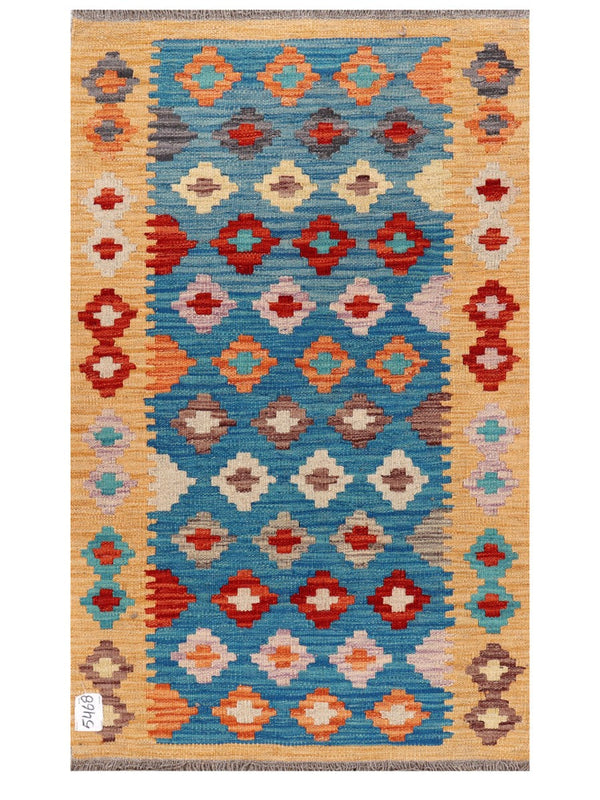 Maimana Afghanistan Kilim Rug - 126 x 76 cm
