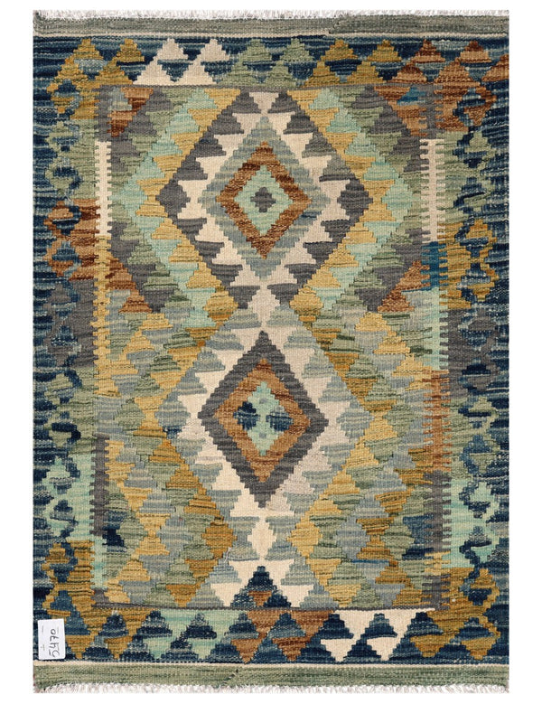 Maimana Afghanistan Kilim Rug - 119 x 83 cm