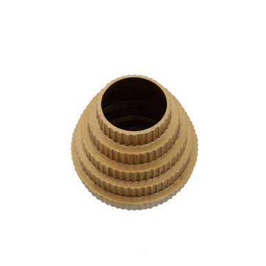 Deomali Large Ombre Gold and Black Vase