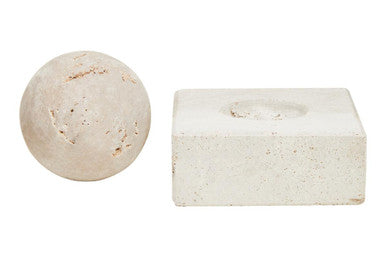 Tibor Travertine Sculpture