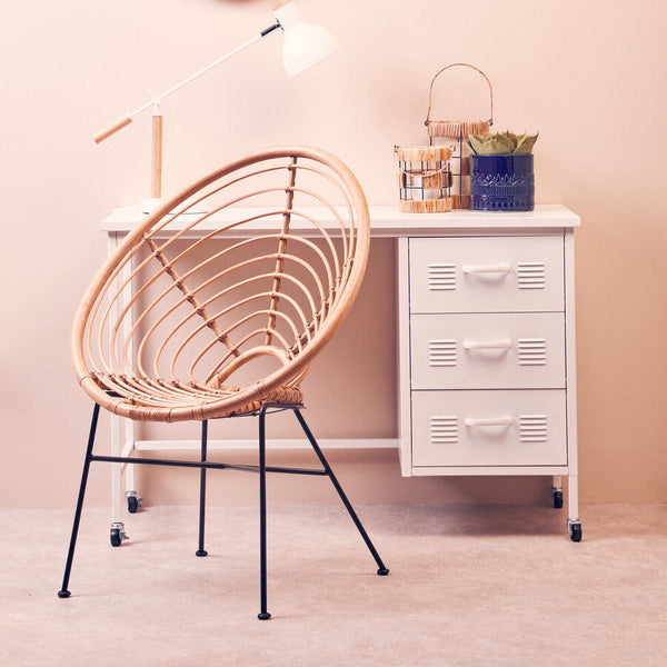 Java Natural Rattan Round Chair