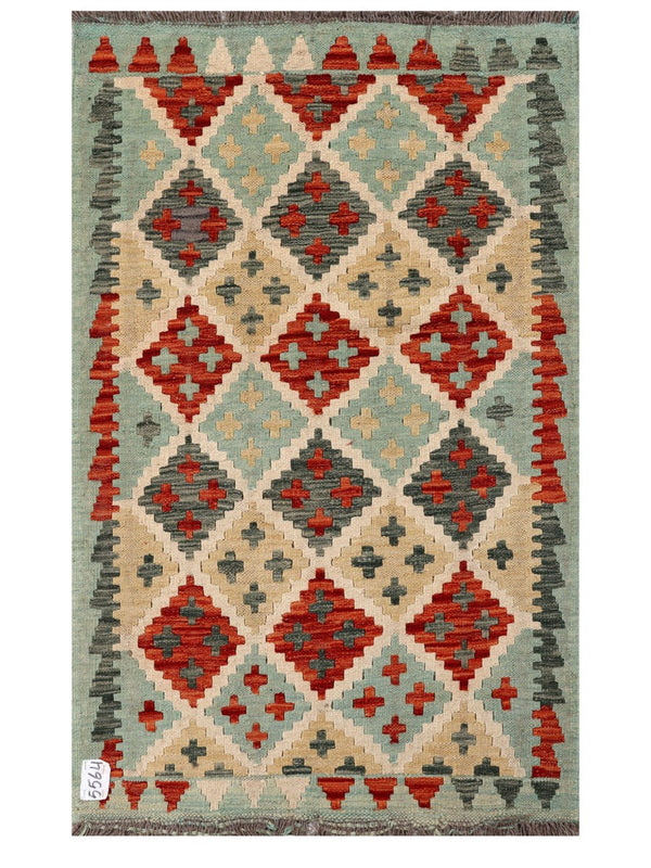 Maimana Afghanistan Kilim Rug - 130 x 80 cm