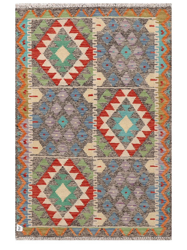 Maimana Afghanistan Kilim Rug - 151 x99 cm