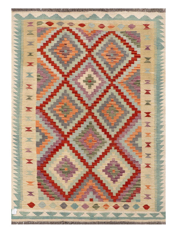Maimana Afghanistan Kilim Rug - 200 x143 cm