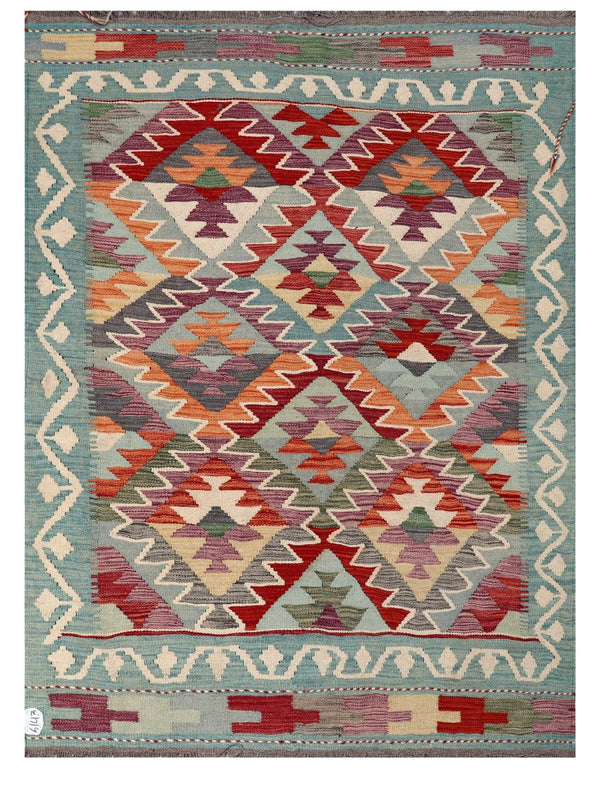 Maimana Afghanistan Kilim Rug - 175 x129 cm