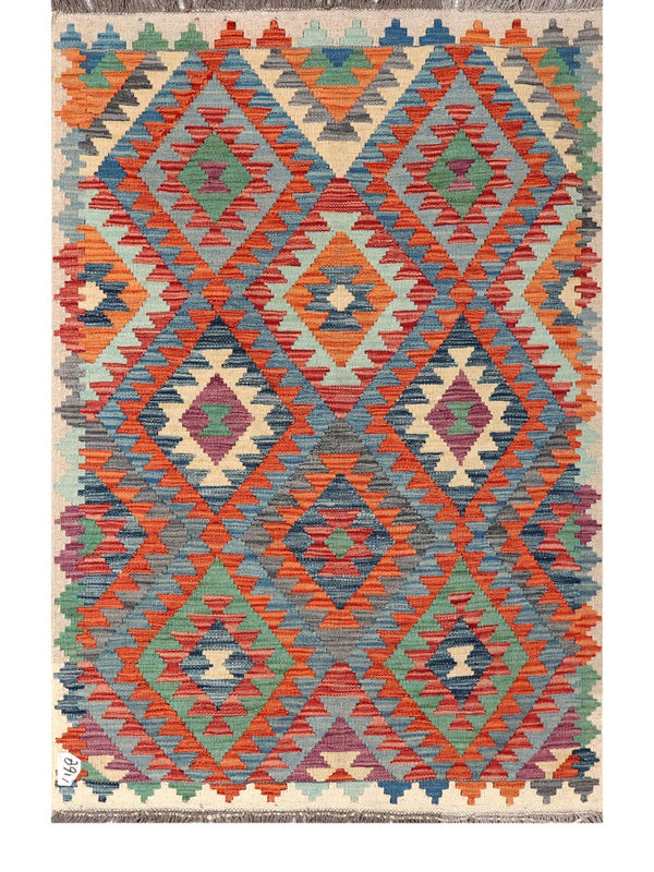 Maimana Afghanistan Kilim Rug - 150 x103 cm
