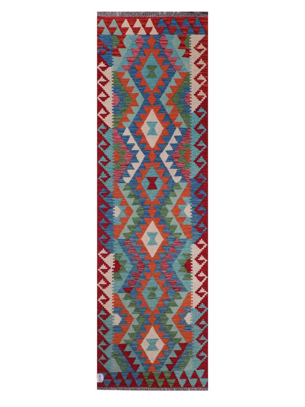 Maimana Afghanistan Kilim Runner - 283 x 83 cm