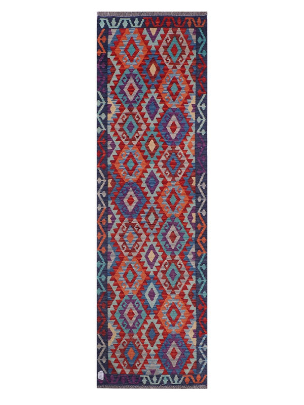 Maimana Afghanistan Kilim Runner - 283 x 83 cm