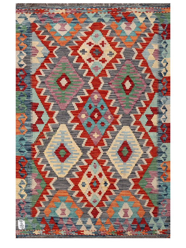 Maimana Afghanistan Kilim Rug - 152 x100 cm