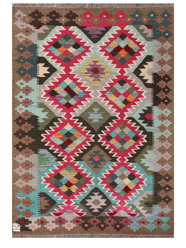 Maimana Afghanistan Kilim Rug - 152 x105 cm