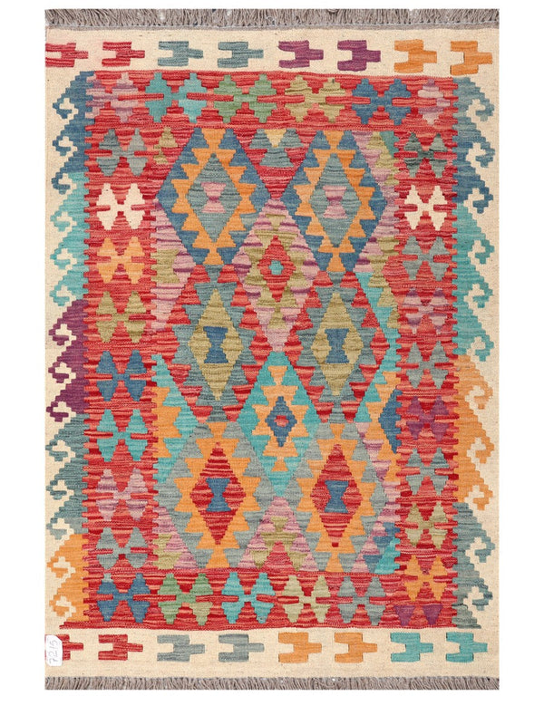 Maimana Afghanistan Kilim Rug - 150 x107 cm