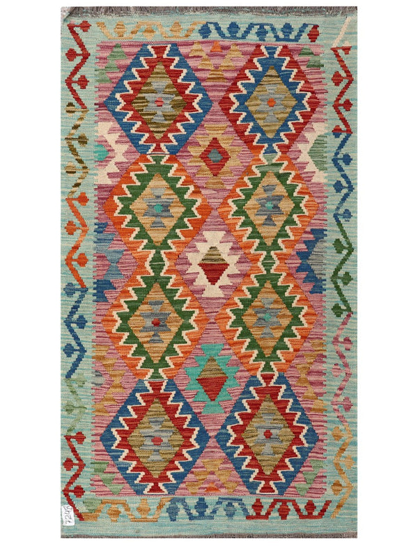 Maimana Afghanistan Kilim Rug - 165 x95 cm