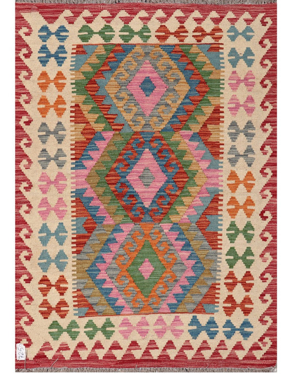 Maimana Afghanistan Kilim Rug - 149 x105 cm