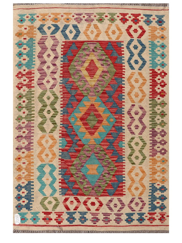 Maimana Afghanistan Kilim Rug - 150 x102 cm
