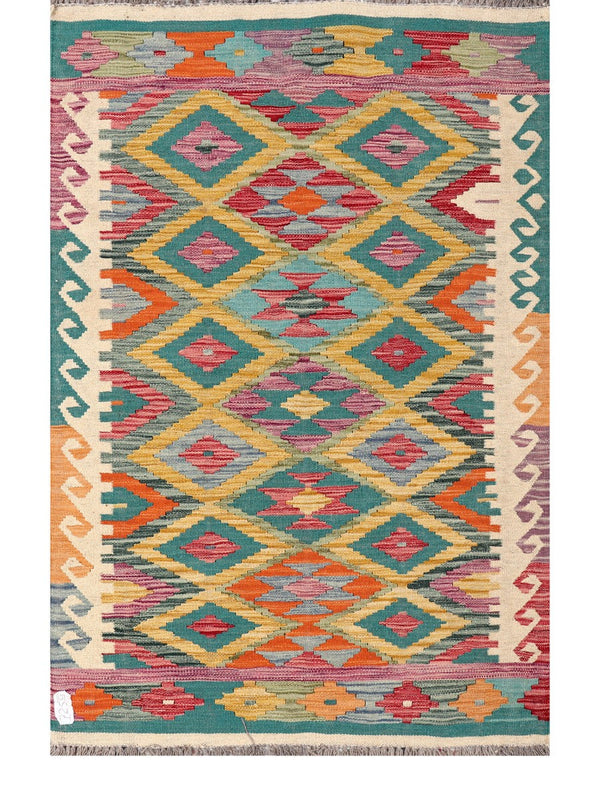 Maimana Afghanistan Kilim Rug - 152 x102 cm