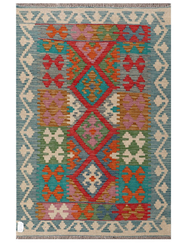 Maimana Afghanistan Kilim Rug - 151 x99 cm