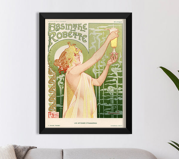 Absinthe Robette Goldfoliendruck