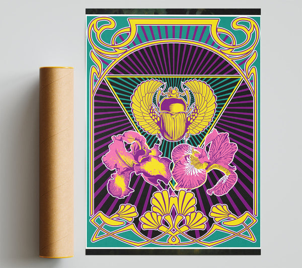 The Beetle Retro Print