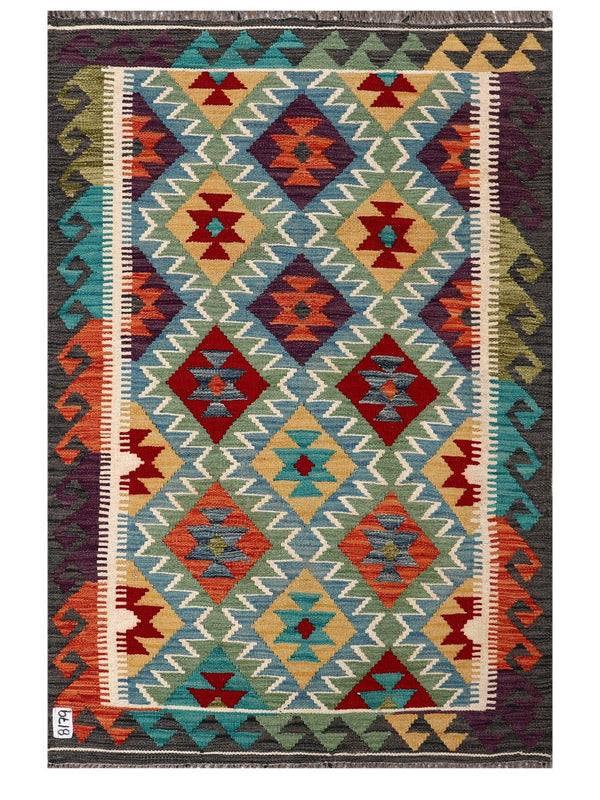 Maimana Afghanistan Kilim Rug - 150 x103 cm
