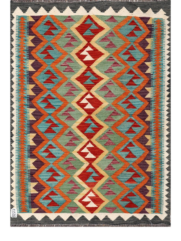Maimana Afghanistan Kilim Rug - 141 x99 cm
