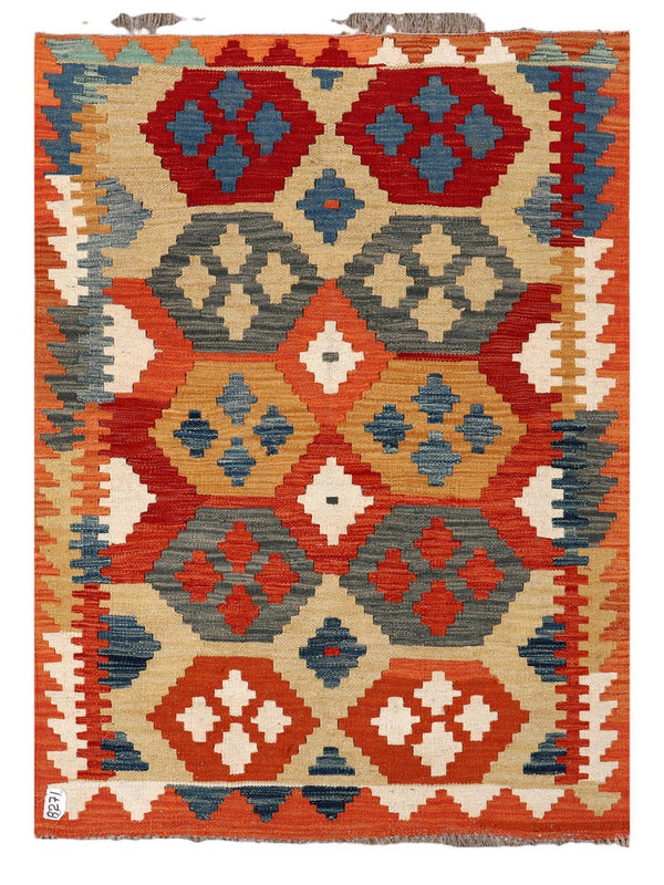Maimana Afghanistan Kilim Rug - 149 x107 cm
