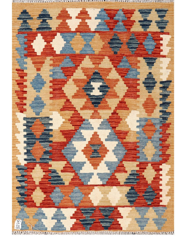 Maimana Afghanistan Kilim Rug - 142 x98 cm