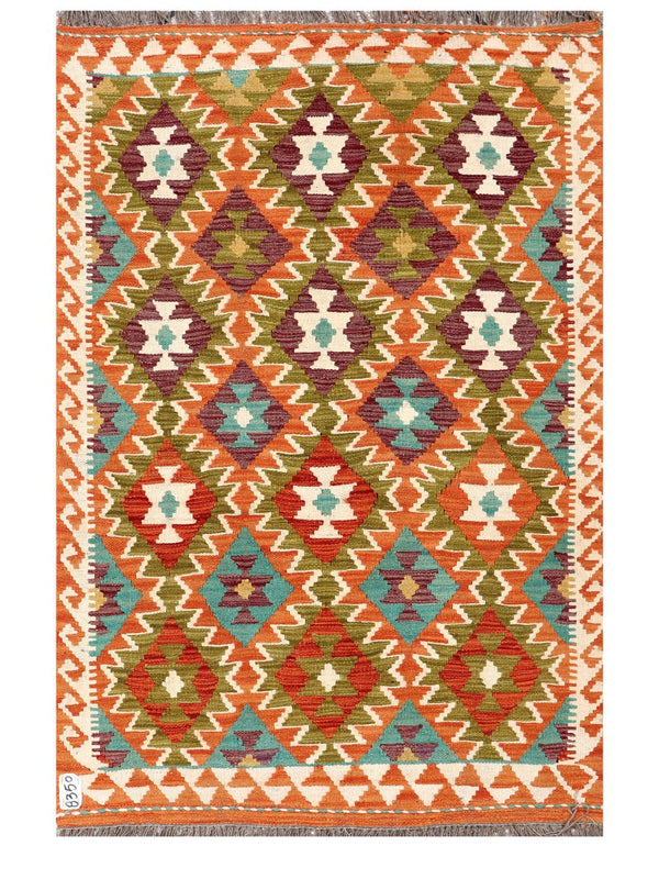 Maimana Afghanistan Kilim Rug - 154 x102 cm