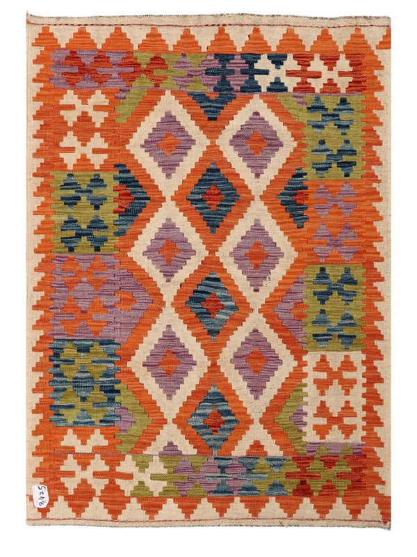 Maimana Afghanistan Kilim Rug - 144 x100 cm