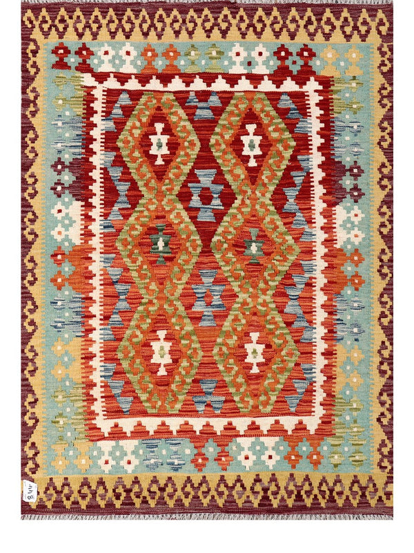 Maimana Afghanistan Kilim Rug - 143 x102 cm